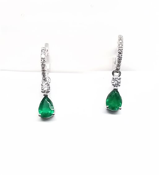 Ohrringe Soprana Dame SMERALDO in Gold Smeraldo 1.01 Ct OSG SME - OSG SME